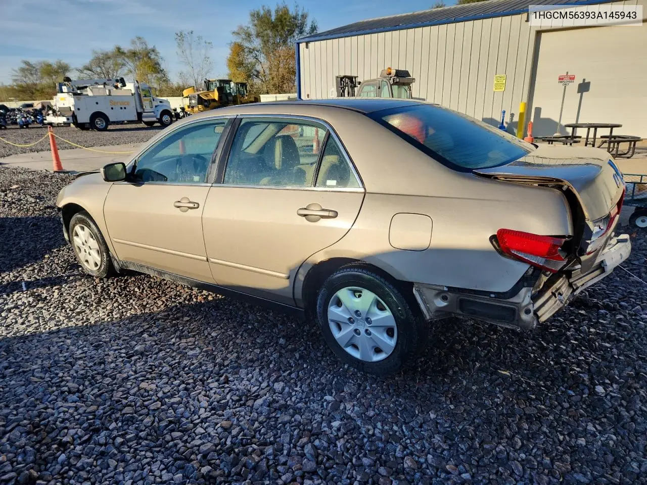 1HGCM56393A145943 2003 Honda Accord Lx