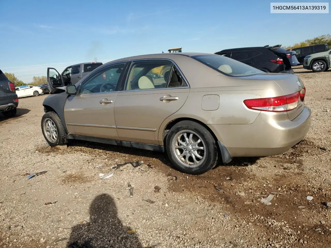 1HGCM56413A139319 2003 Honda Accord Lx