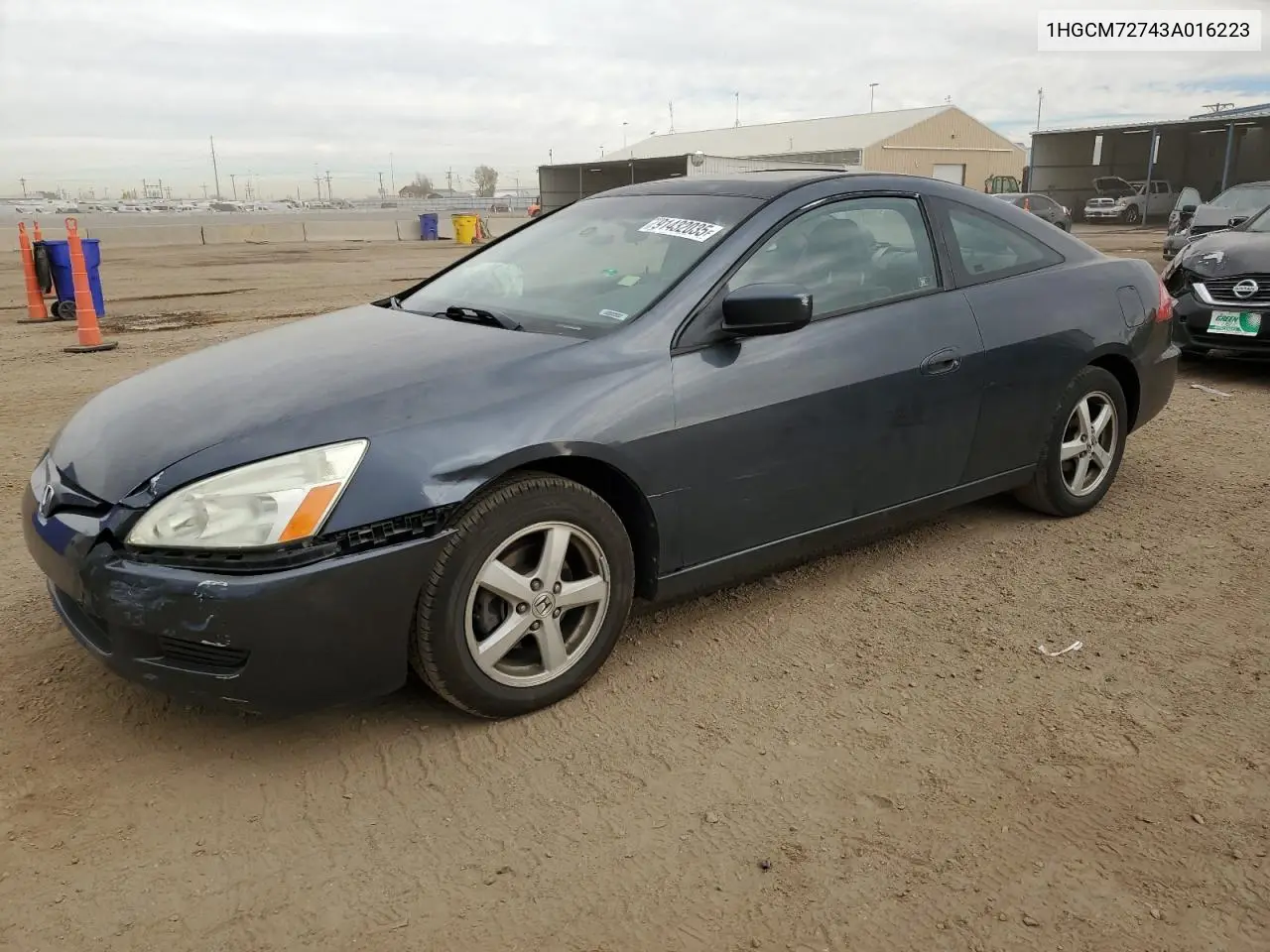 1HGCM72743A016223 2003 Honda Accord Ex