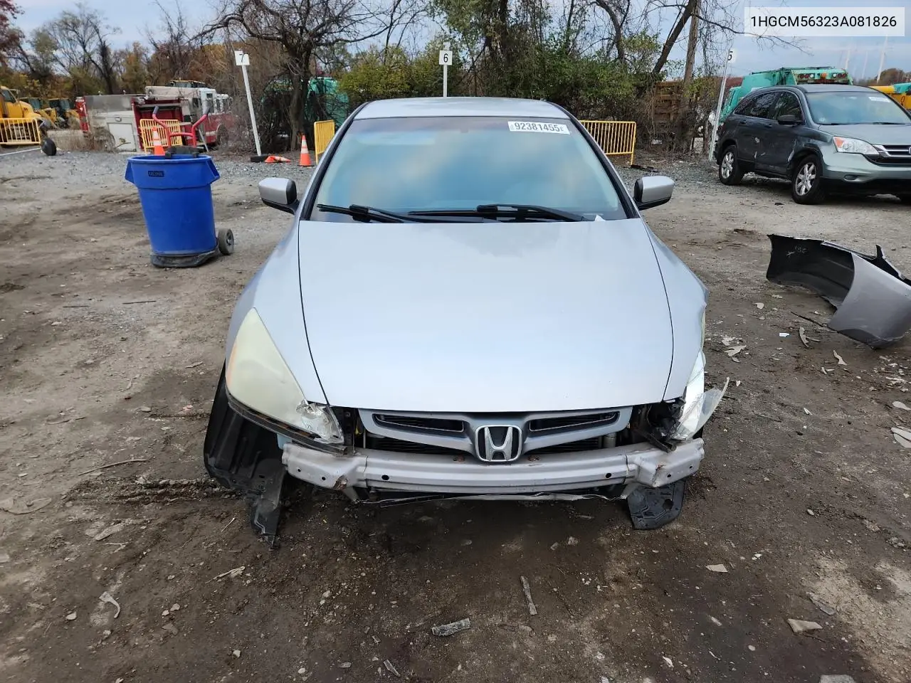 1HGCM56323A081826 2003 Honda Accord Lx