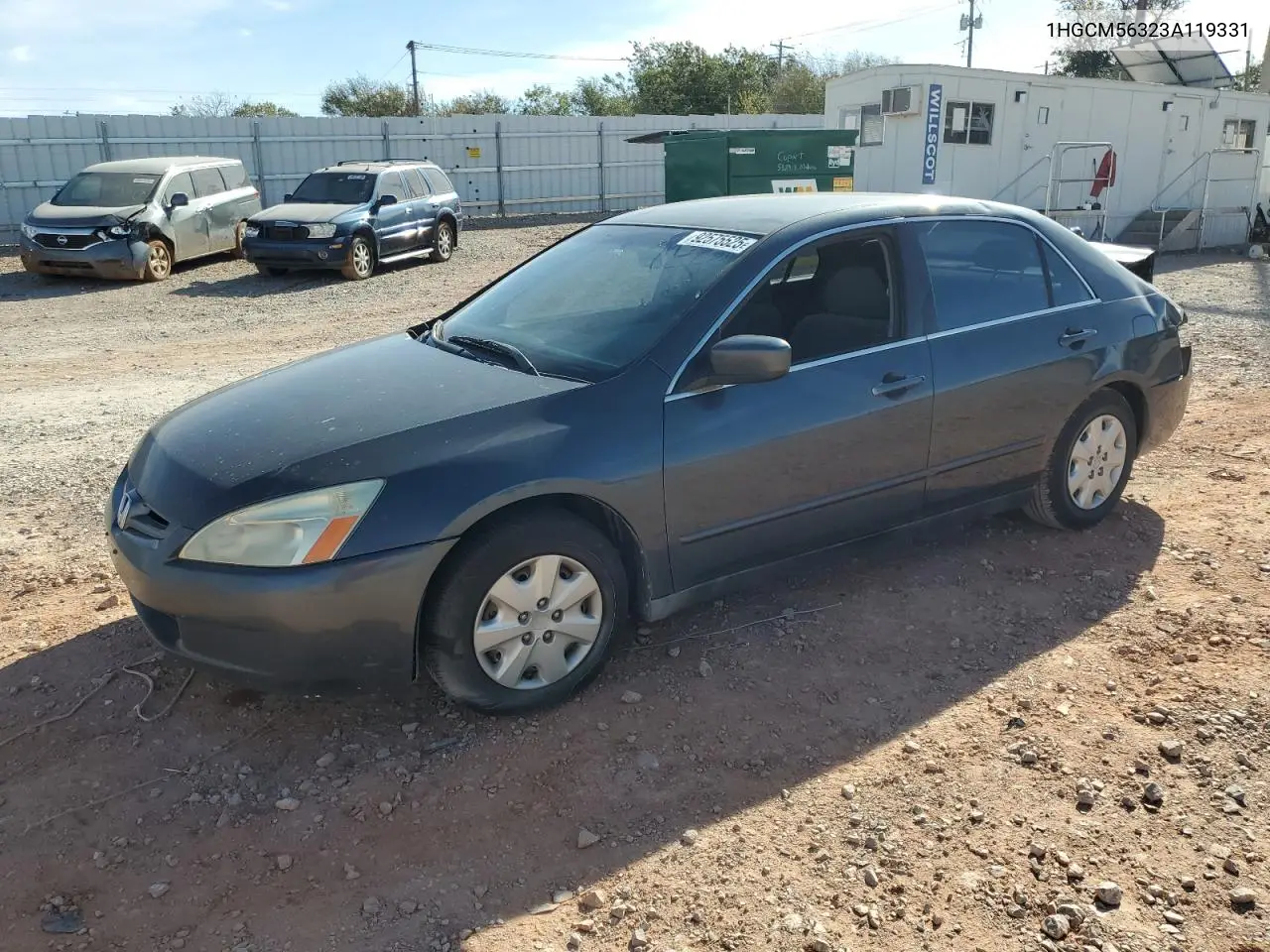1HGCM56323A119331 2003 Honda Accord Lx