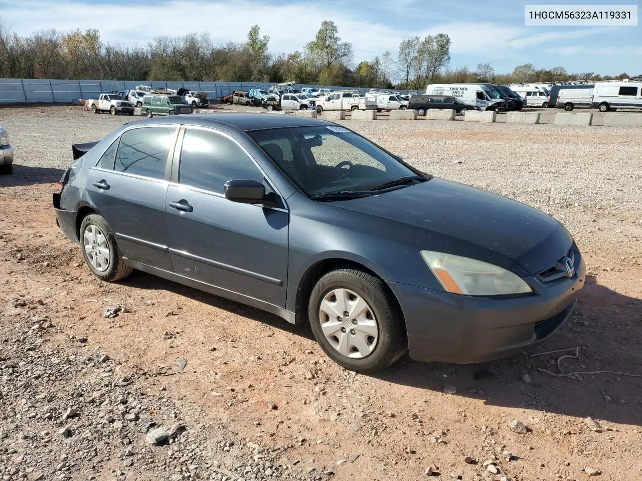 1HGCM56323A119331 2003 Honda Accord Lx