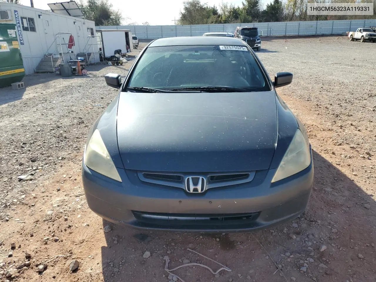1HGCM56323A119331 2003 Honda Accord Lx