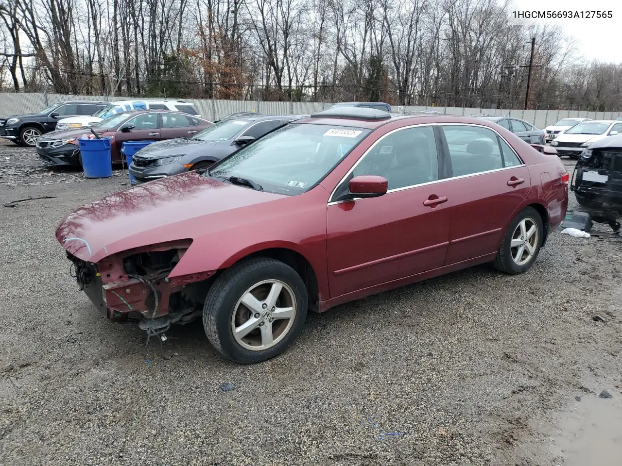 1HGCM56693A127565 2003 Honda Accord Ex