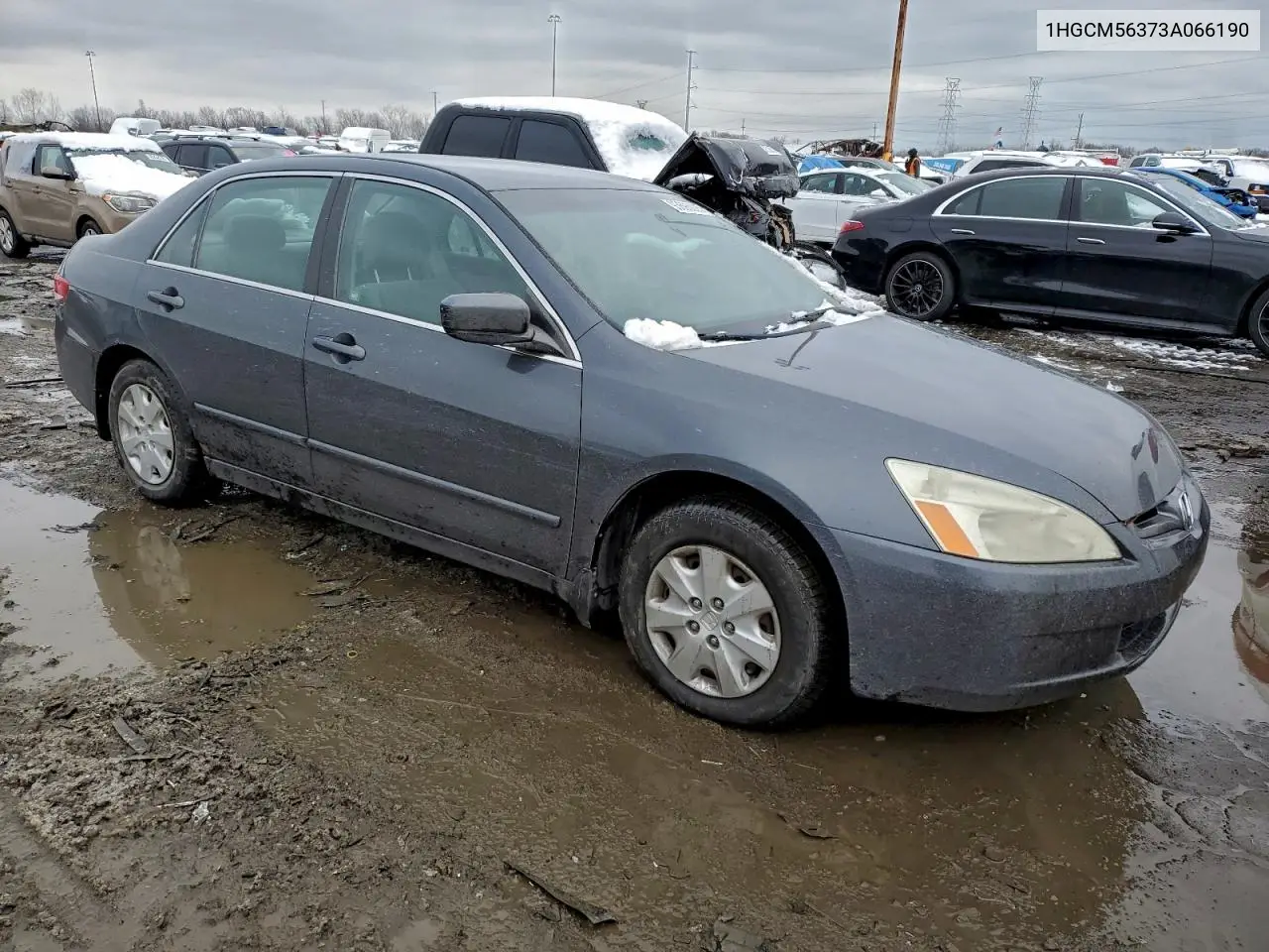 1HGCM56373A066190 2003 Honda Accord Lx