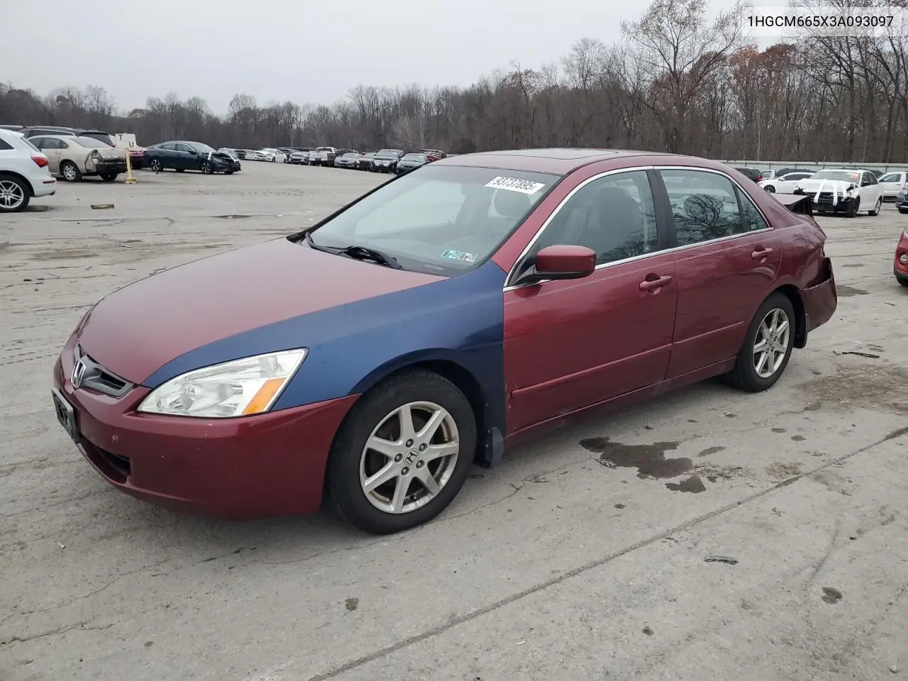 1HGCM665X3A093097 2003 Honda Accord Ex