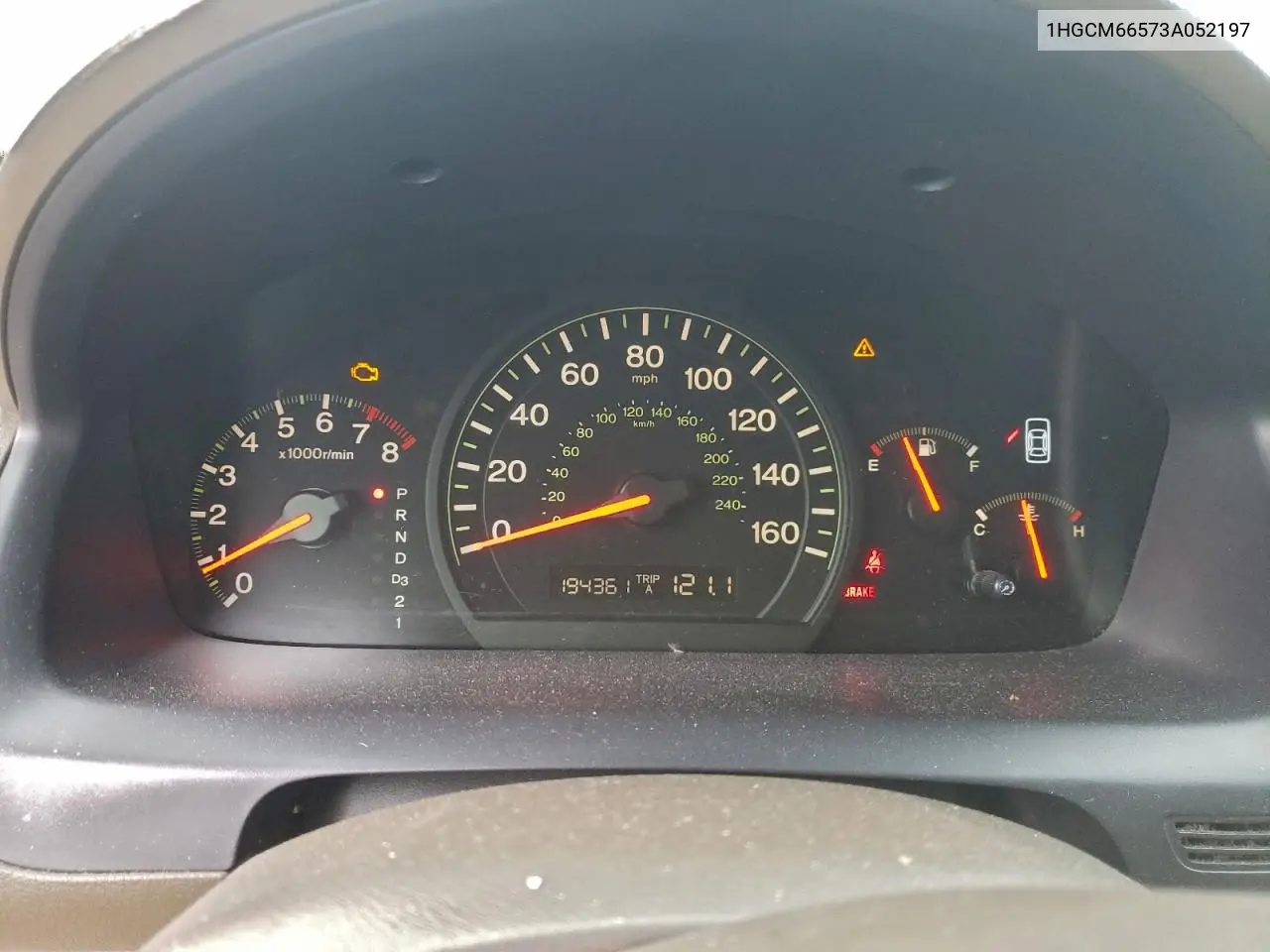 1HGCM66573A052197 2003 Honda Accord Ex