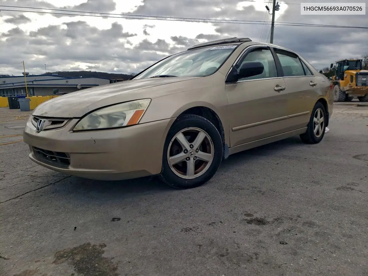 1HGCM56693A070526 2003 Honda Accord Ex
