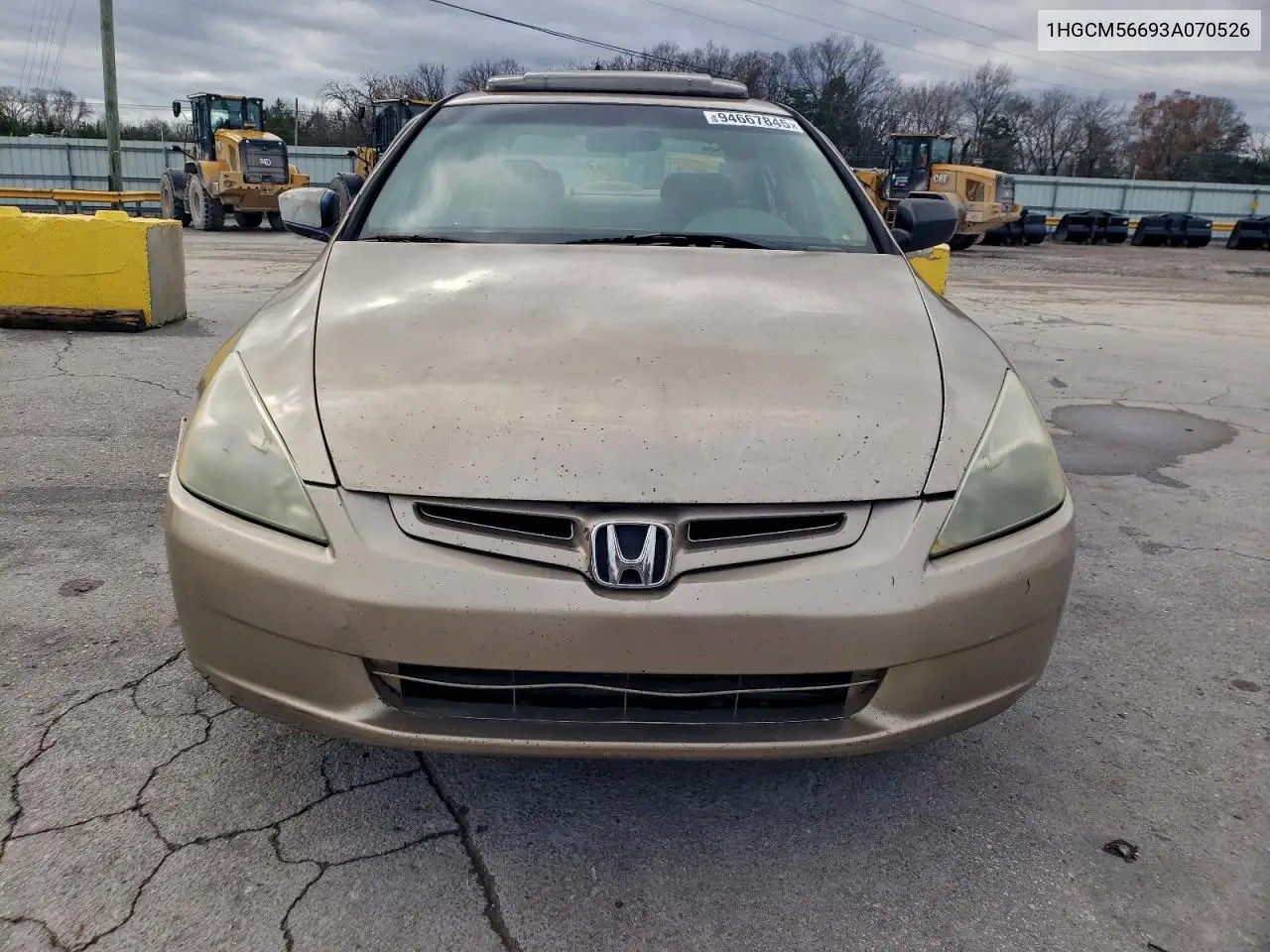 1HGCM56693A070526 2003 Honda Accord Ex