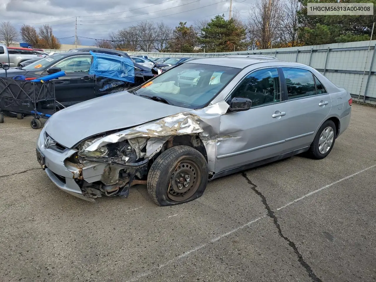 1HGCM56313A004008 2003 Honda Accord Lx