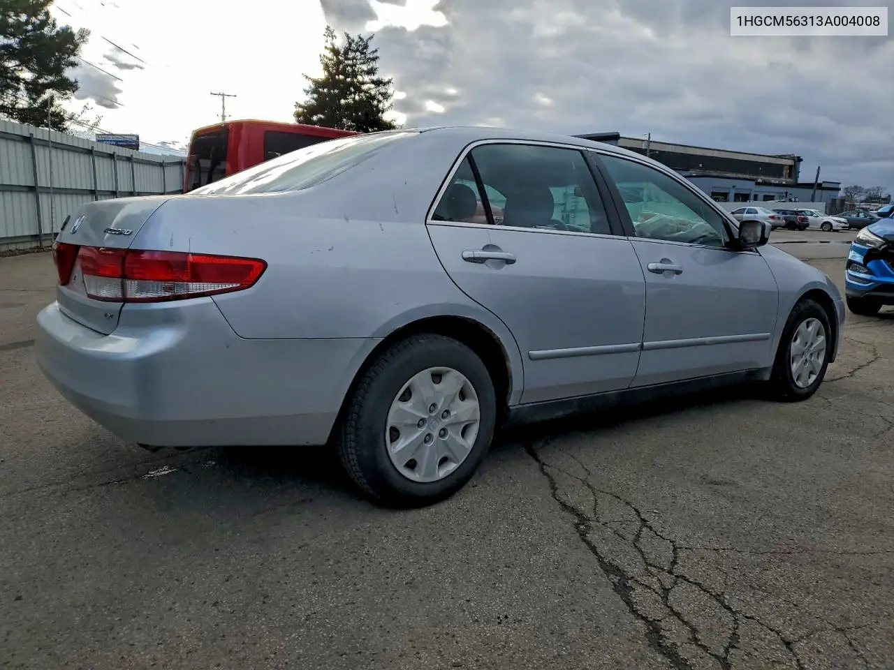 1HGCM56313A004008 2003 Honda Accord Lx