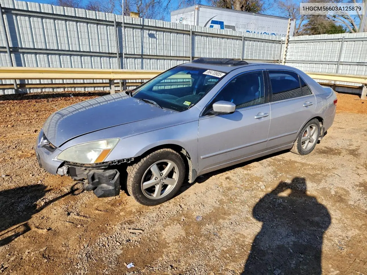 1HGCM56603A125879 2003 Honda Accord Ex