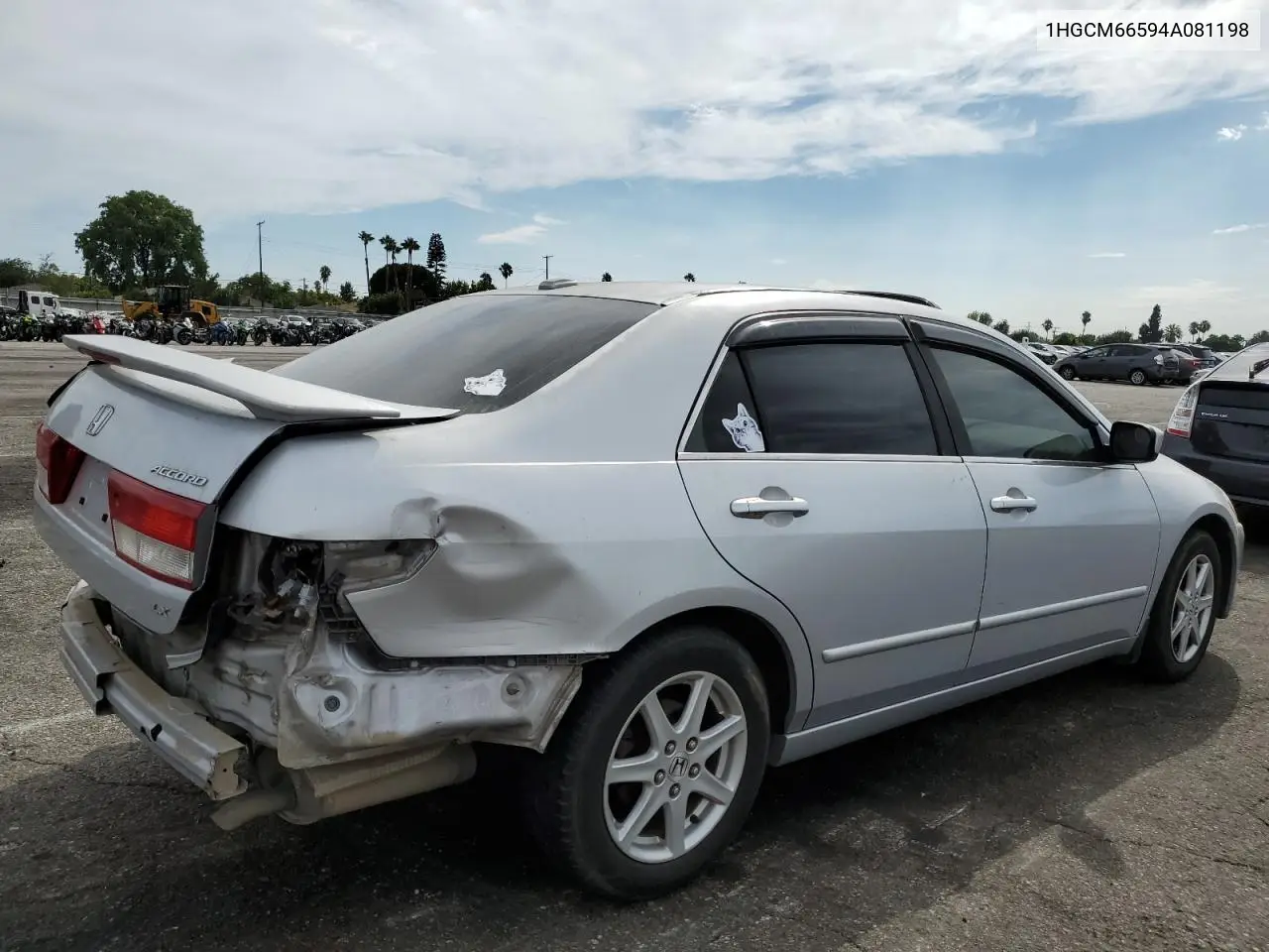 1HGCM66594A081198 2004 Honda Accord Ex