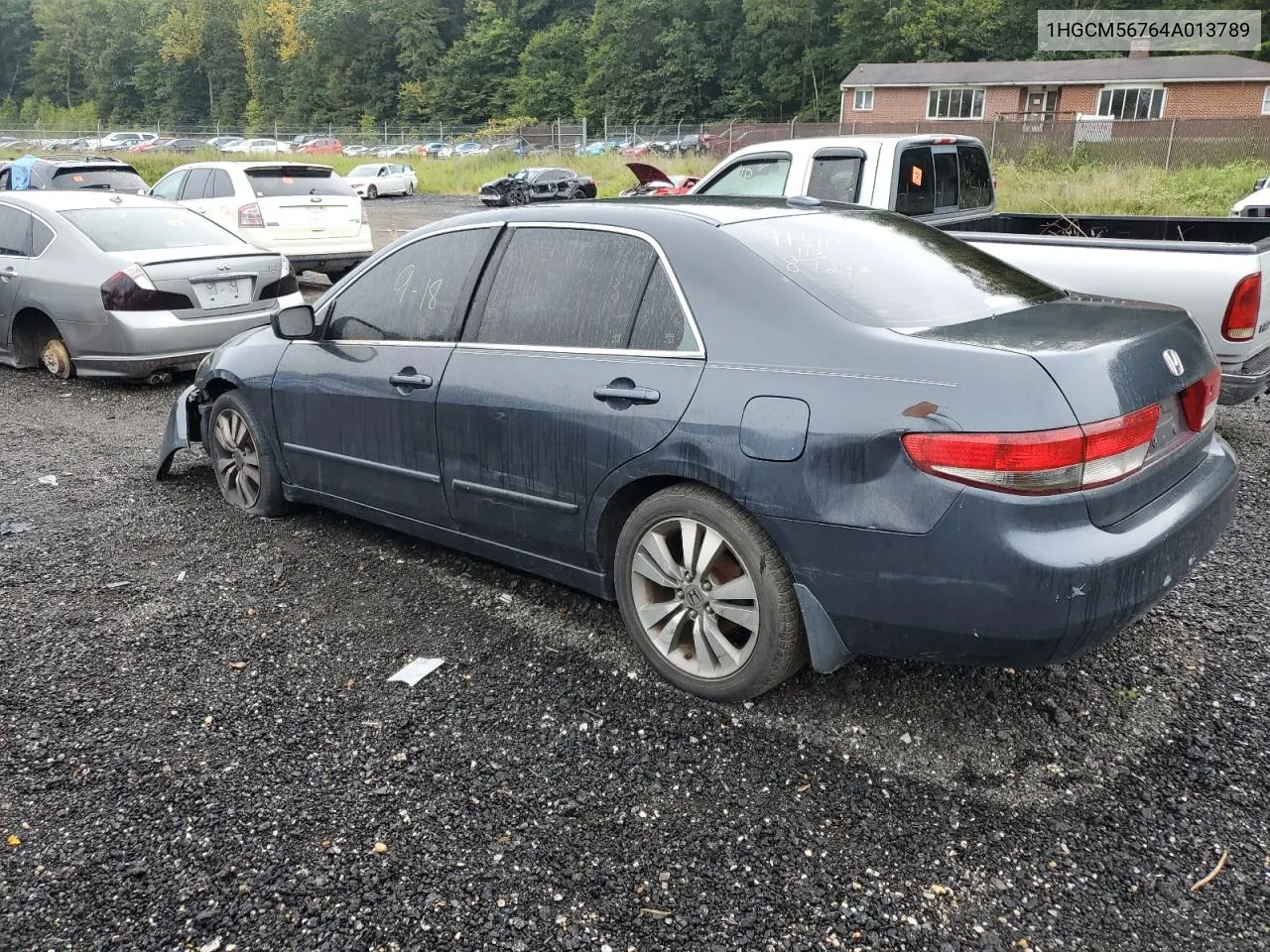 2004 Honda Accord Ex VIN: 1HGCM56764A013789 Lot: 72373594