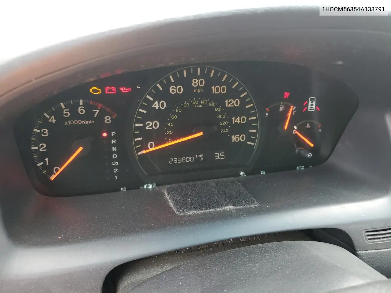 1HGCM56354A133791 2004 Honda Accord Lx