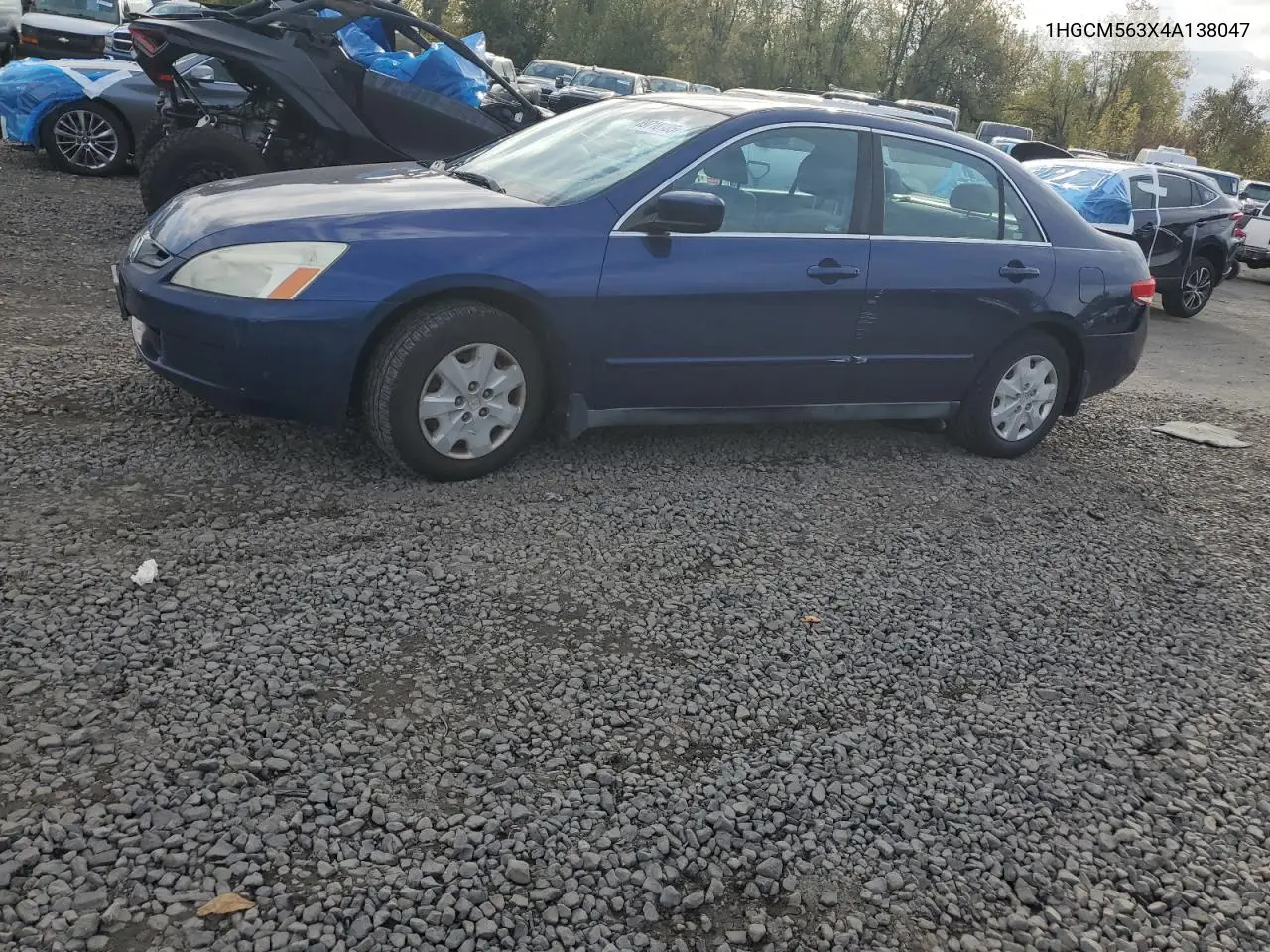 1HGCM563X4A138047 2004 Honda Accord Lx