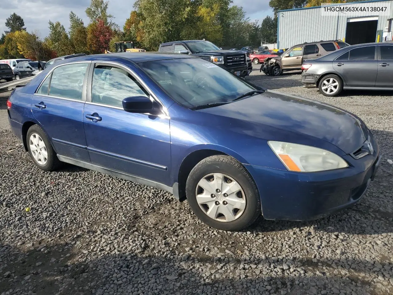 1HGCM563X4A138047 2004 Honda Accord Lx