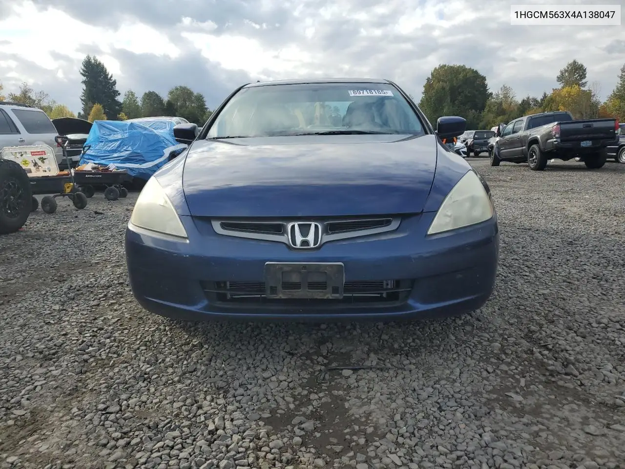 1HGCM563X4A138047 2004 Honda Accord Lx