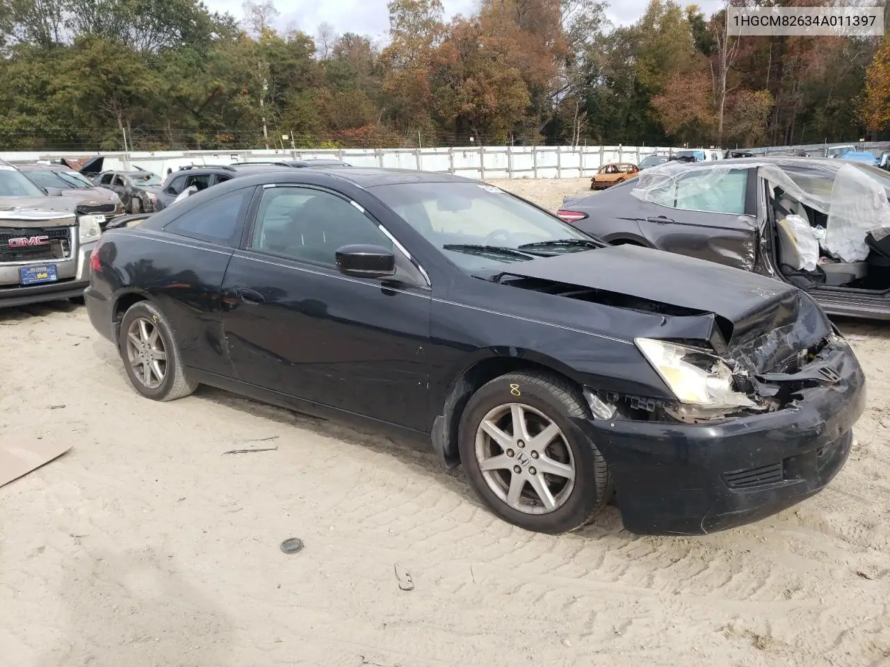 1HGCM82634A011397 2004 Honda Accord Ex