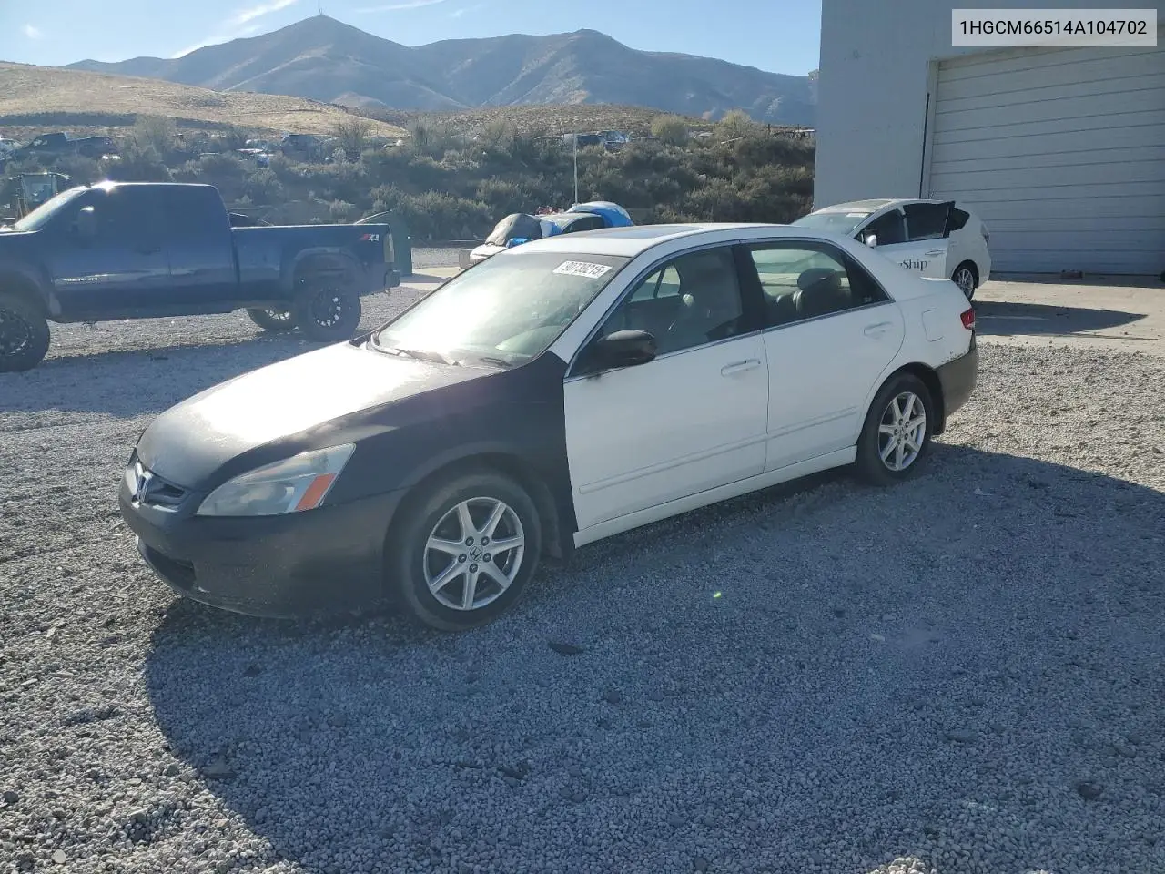 1HGCM66514A104702 2004 Honda Accord Ex