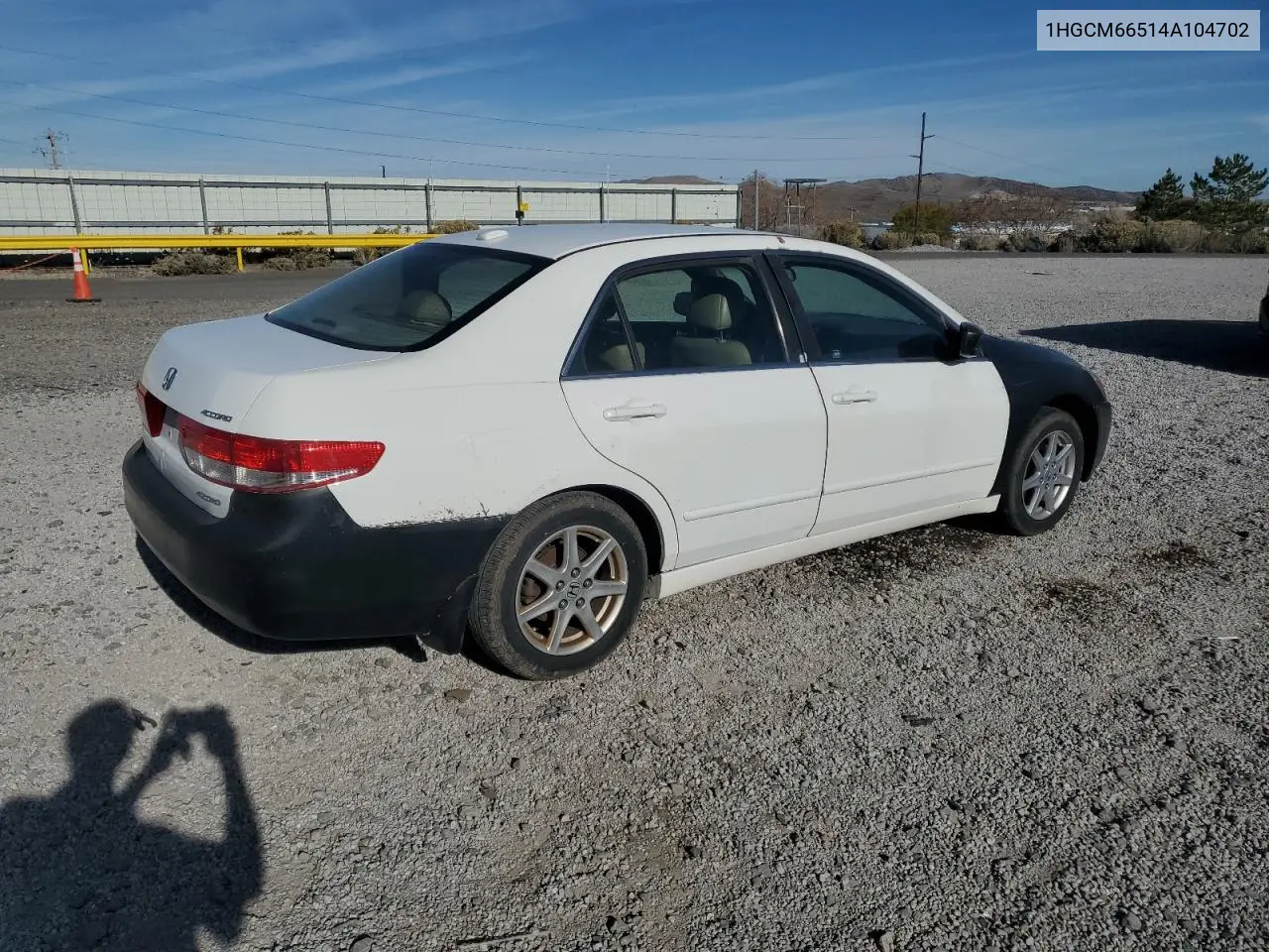 1HGCM66514A104702 2004 Honda Accord Ex