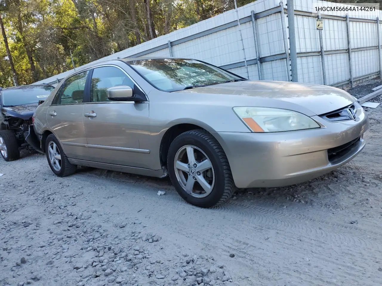 1HGCM56664A144261 2004 Honda Accord Ex
