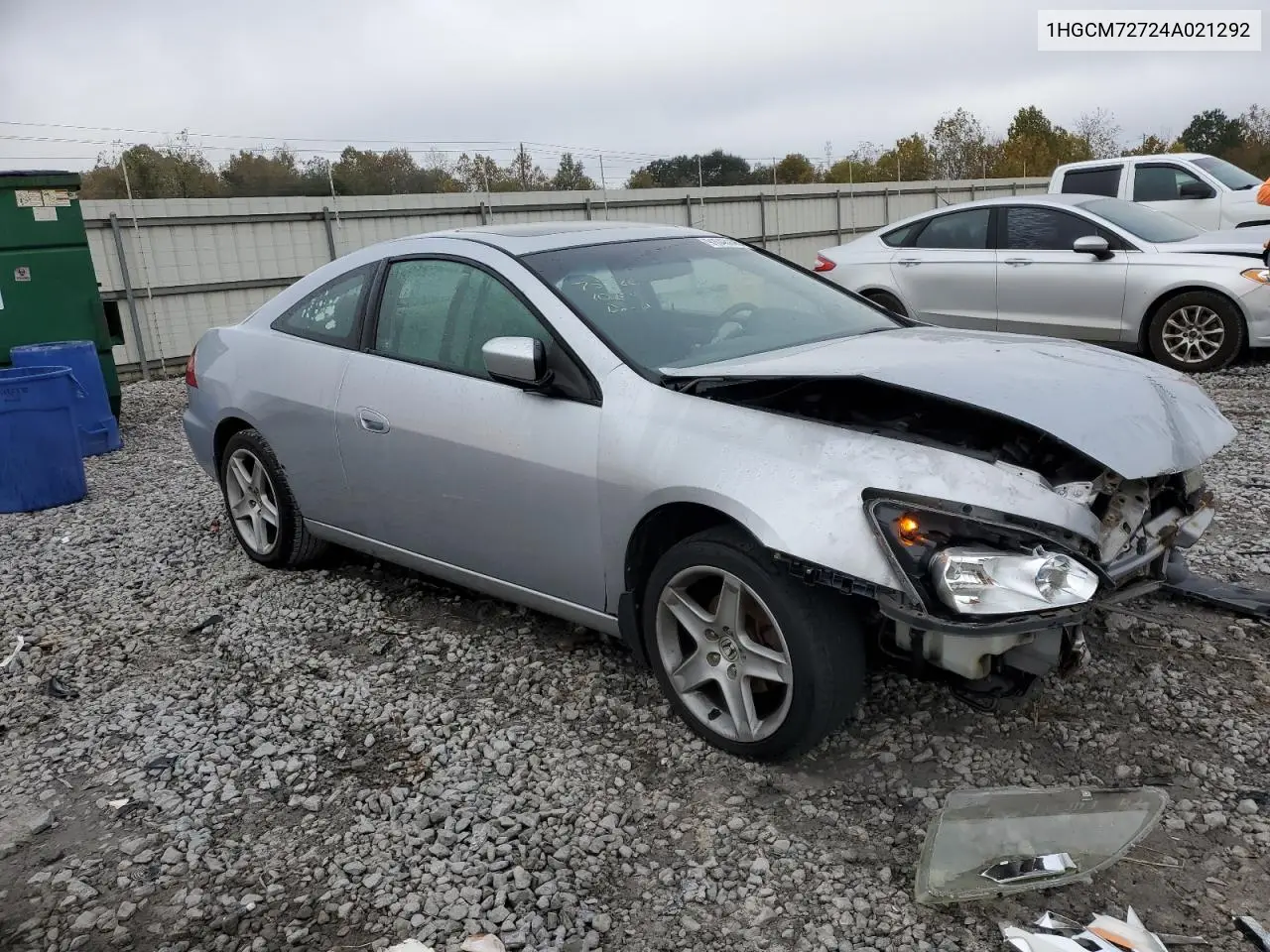 1HGCM72724A021292 2004 Honda Accord Ex