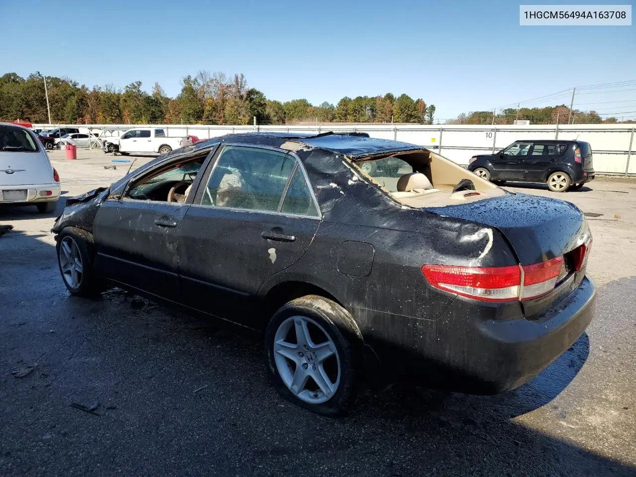 1HGCM56494A163708 2004 Honda Accord Lx