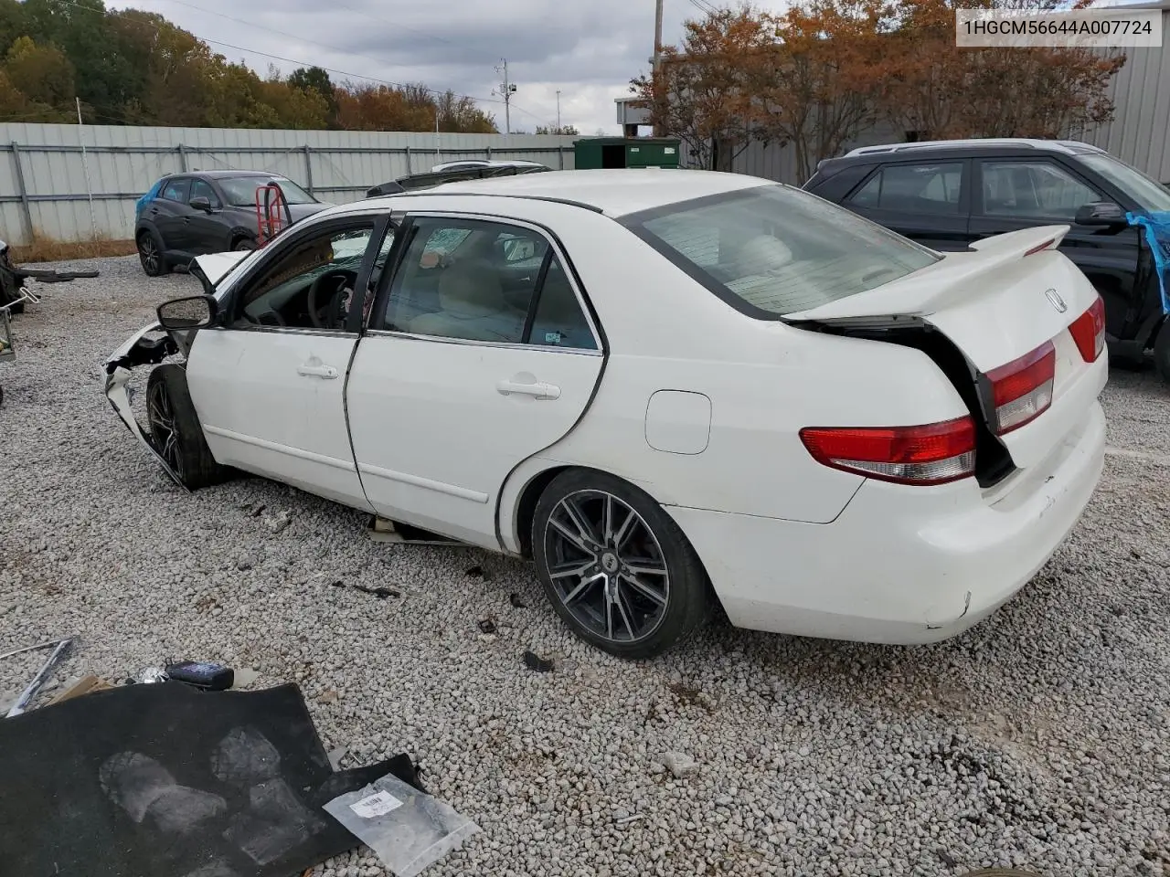 1HGCM56644A007724 2004 Honda Accord Ex