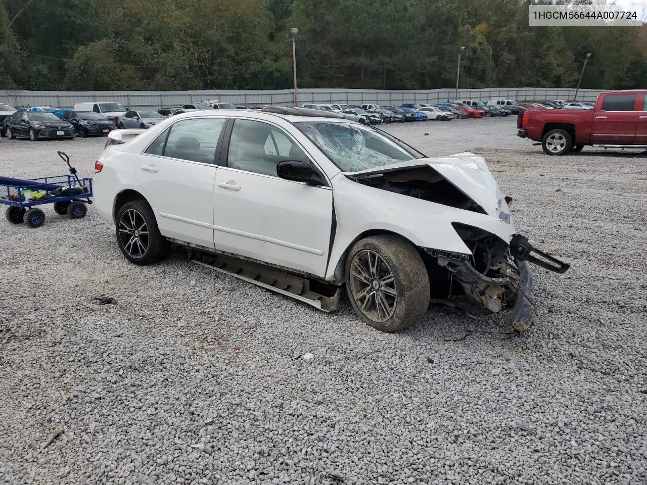 1HGCM56644A007724 2004 Honda Accord Ex