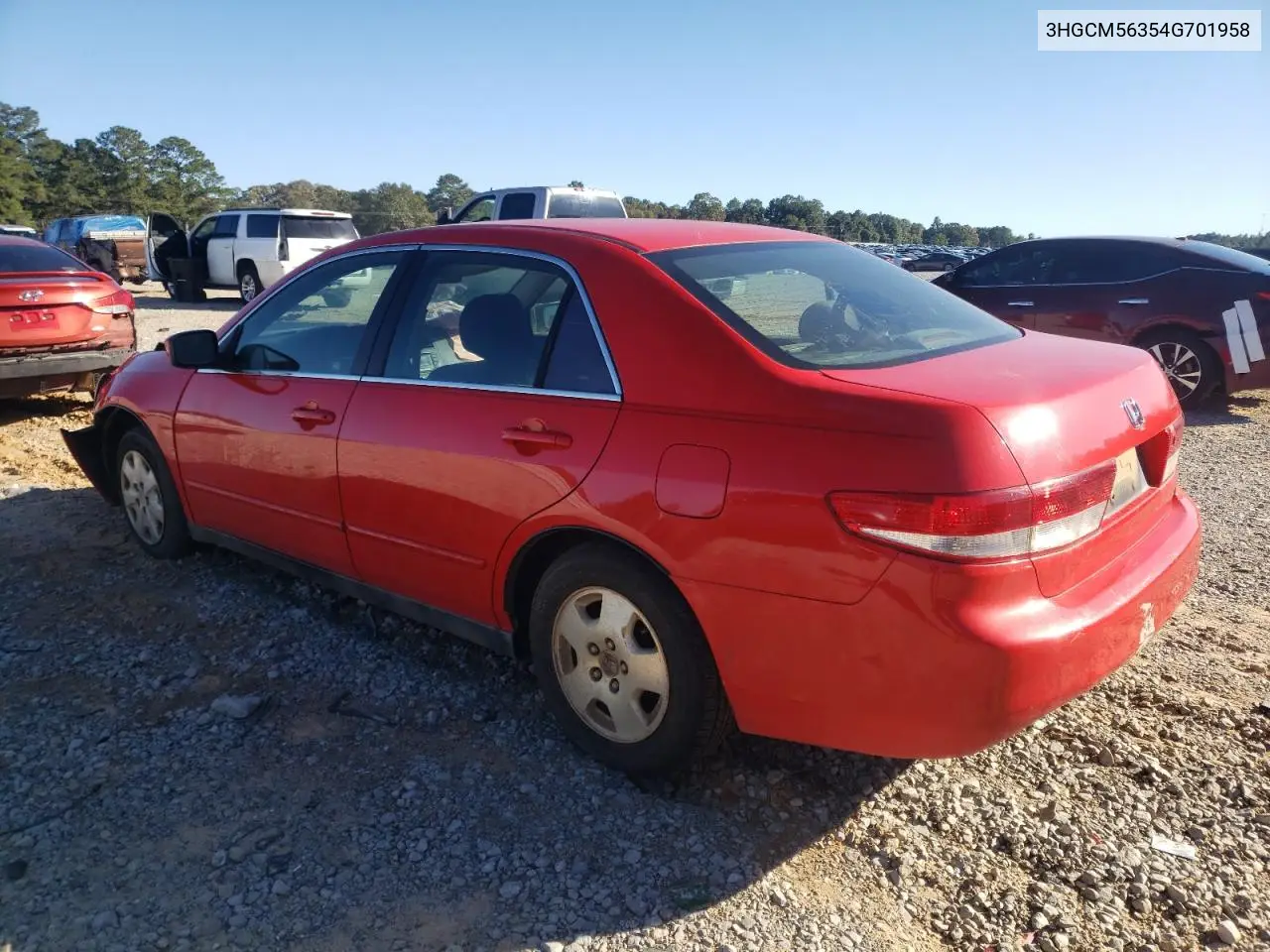 3HGCM56354G701958 2004 Honda Accord Lx