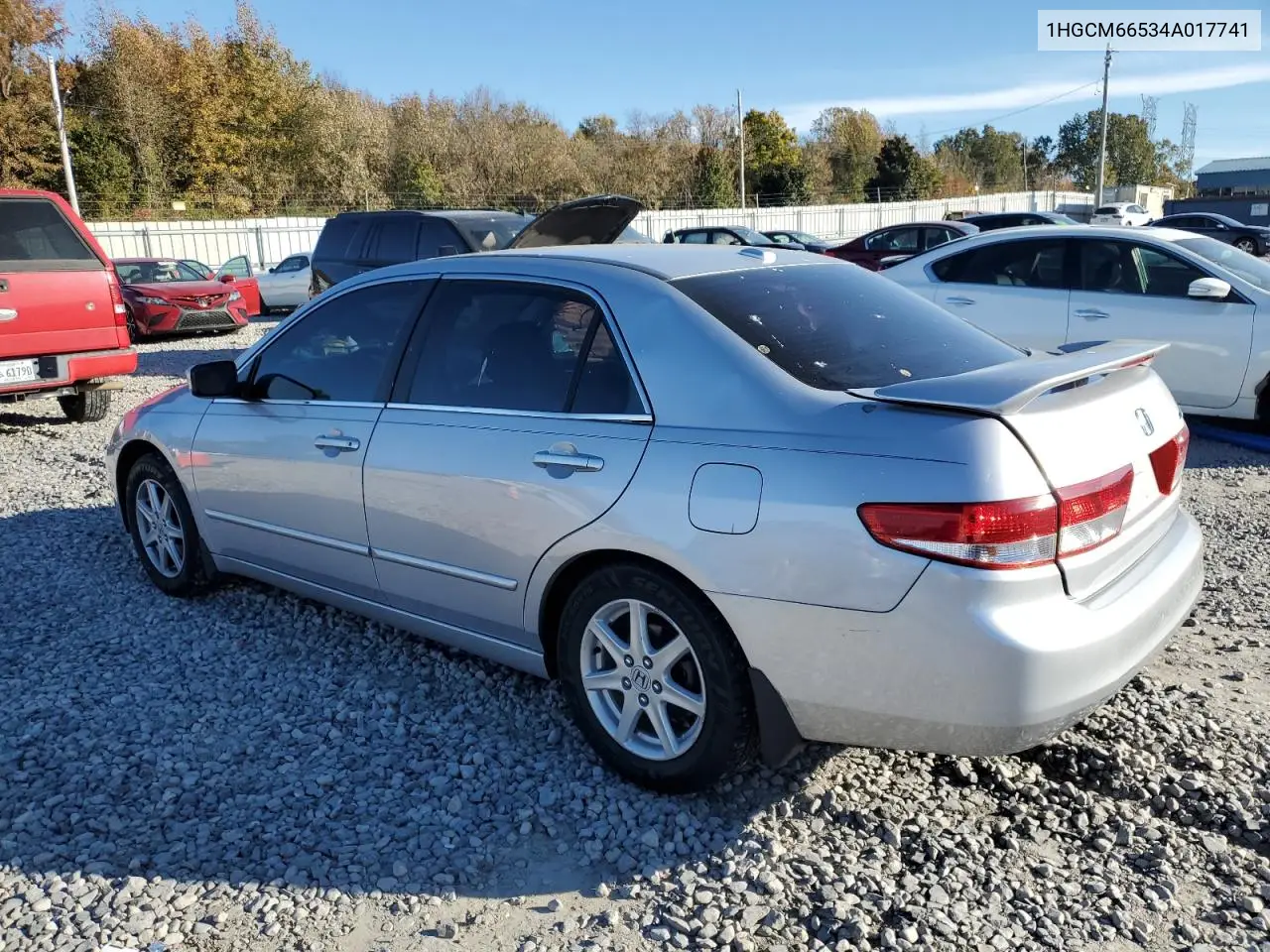 1HGCM66534A017741 2004 Honda Accord Ex