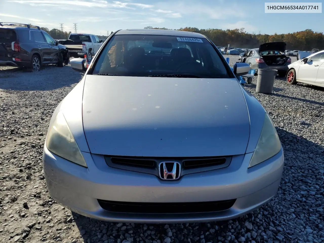 1HGCM66534A017741 2004 Honda Accord Ex