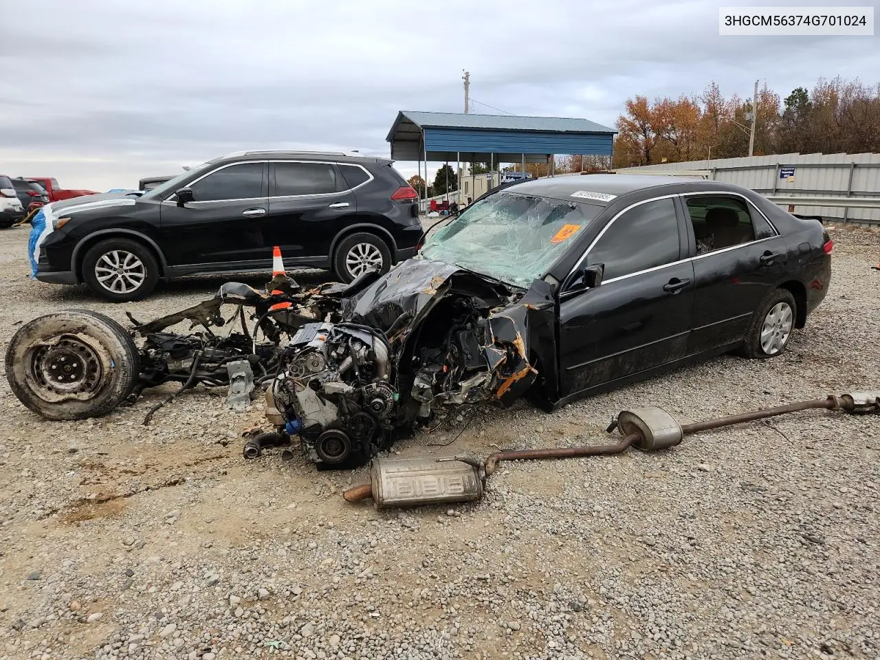 3HGCM56374G701024 2004 Honda Accord Lx
