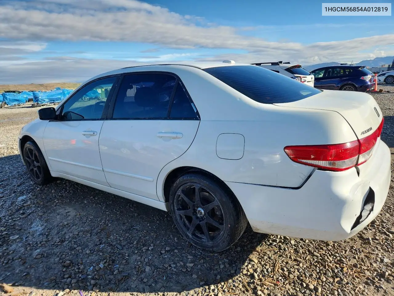 1HGCM56854A012819 2004 Honda Accord Ex