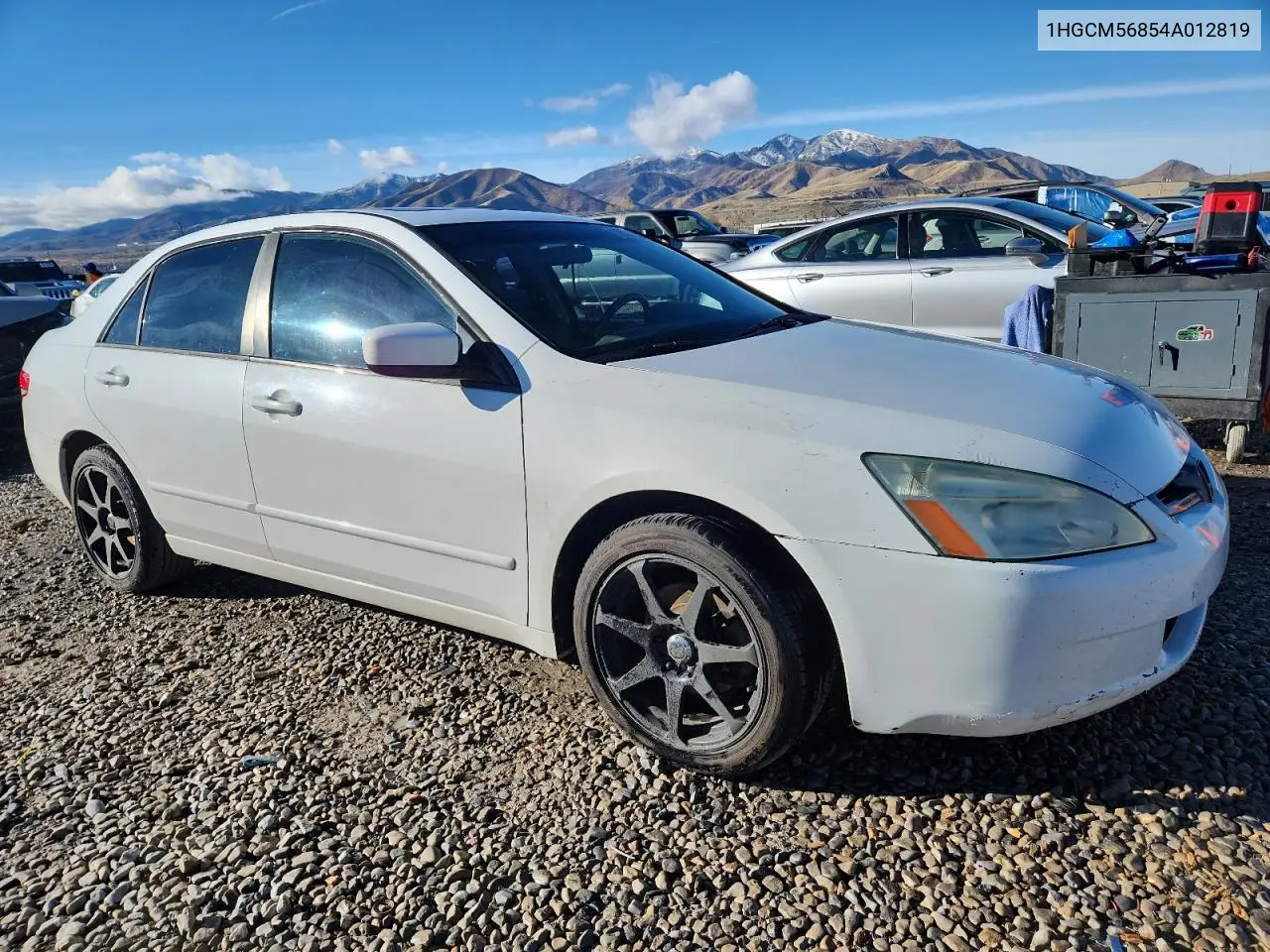 1HGCM56854A012819 2004 Honda Accord Ex