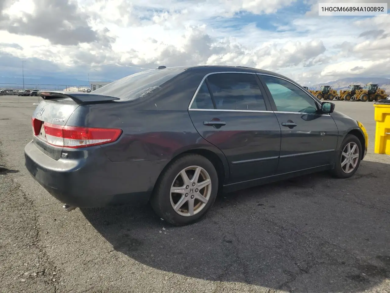 1HGCM66894A100892 2004 Honda Accord Ex