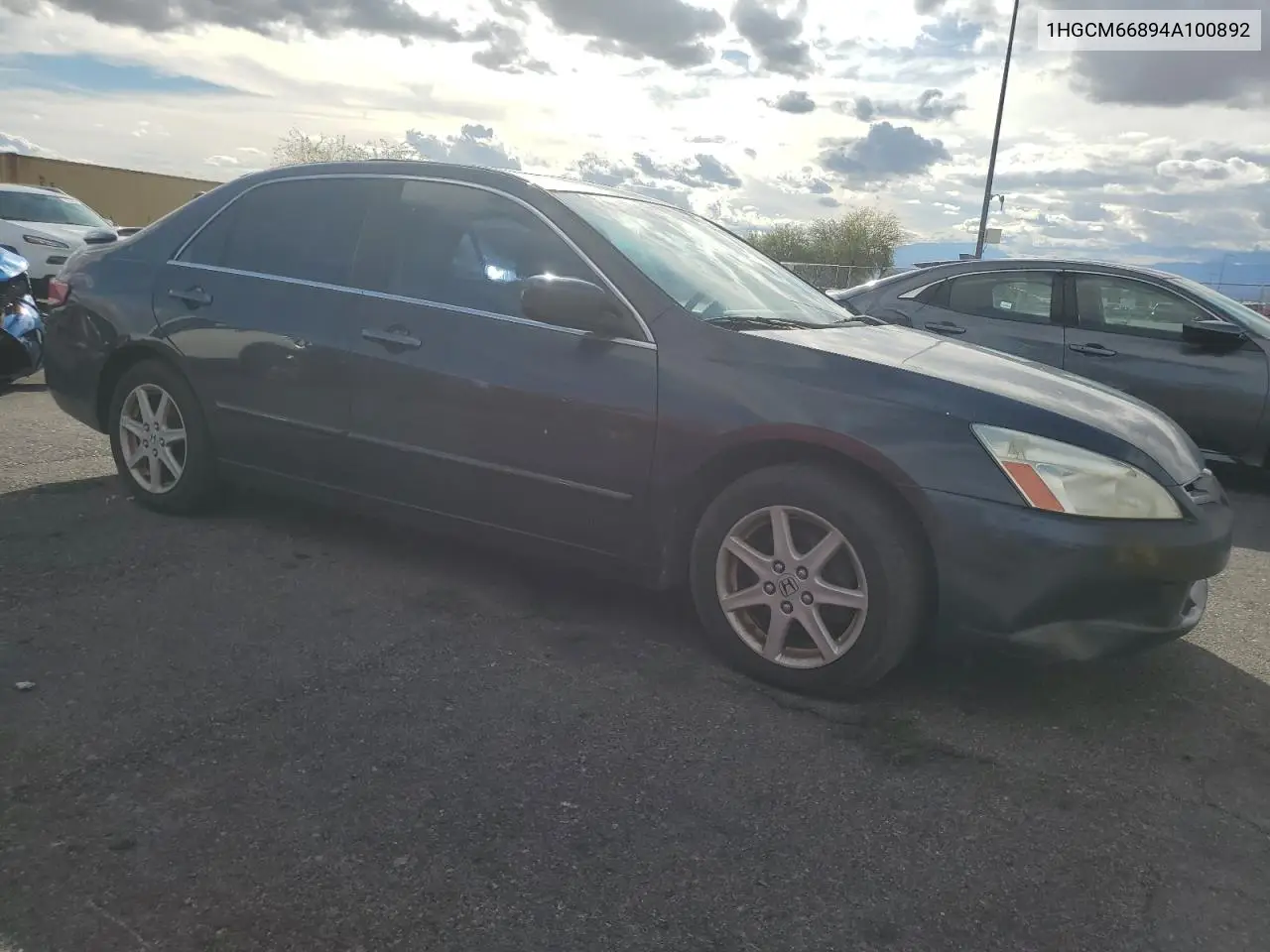 1HGCM66894A100892 2004 Honda Accord Ex