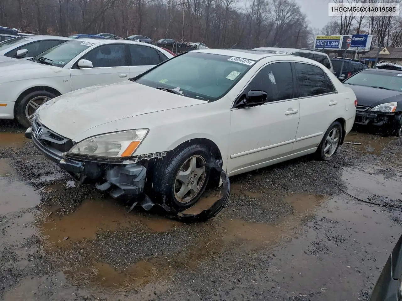 1HGCM566X4A019585 2004 Honda Accord Ex