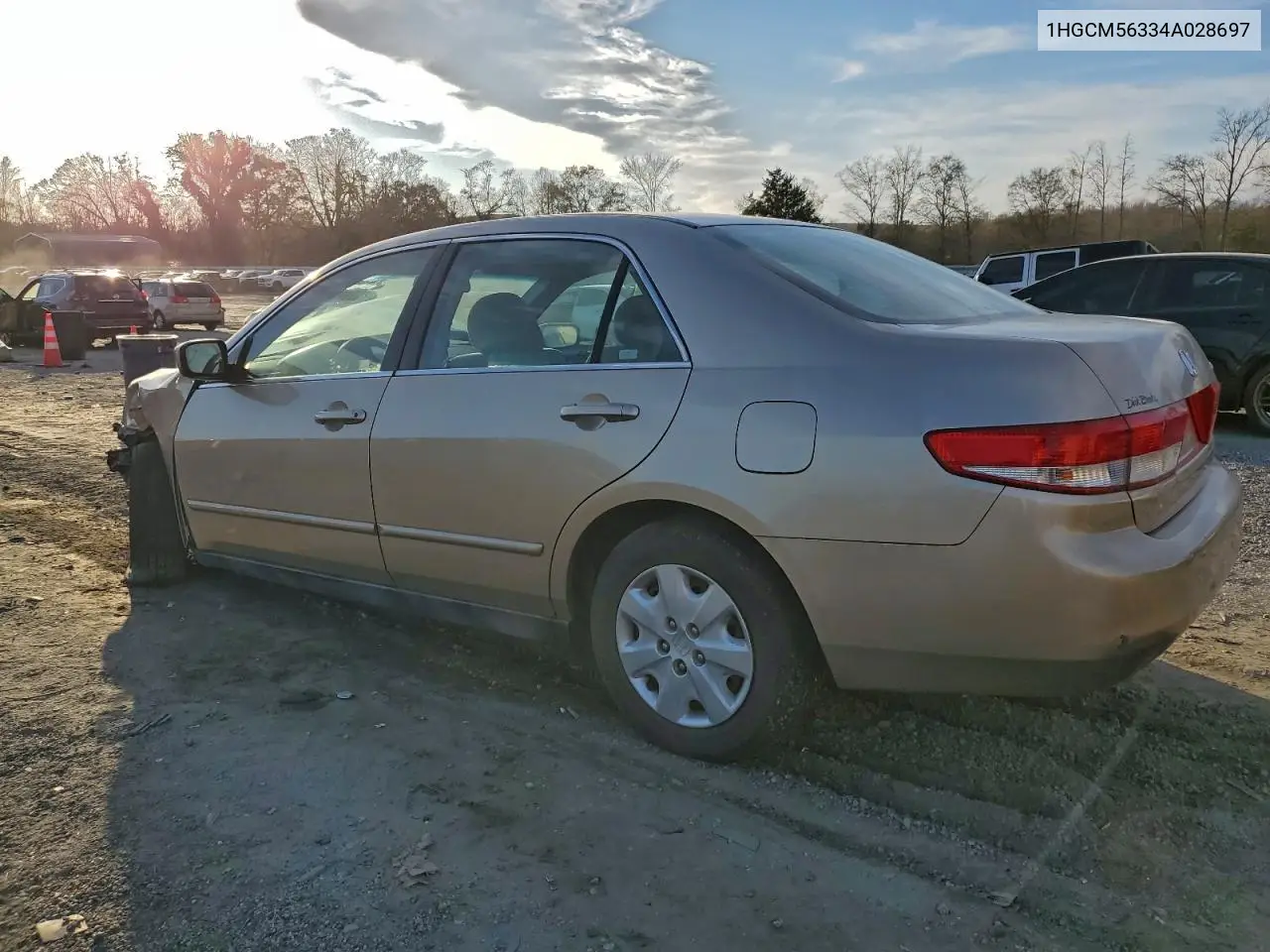 1HGCM56334A028697 2004 Honda Accord Lx