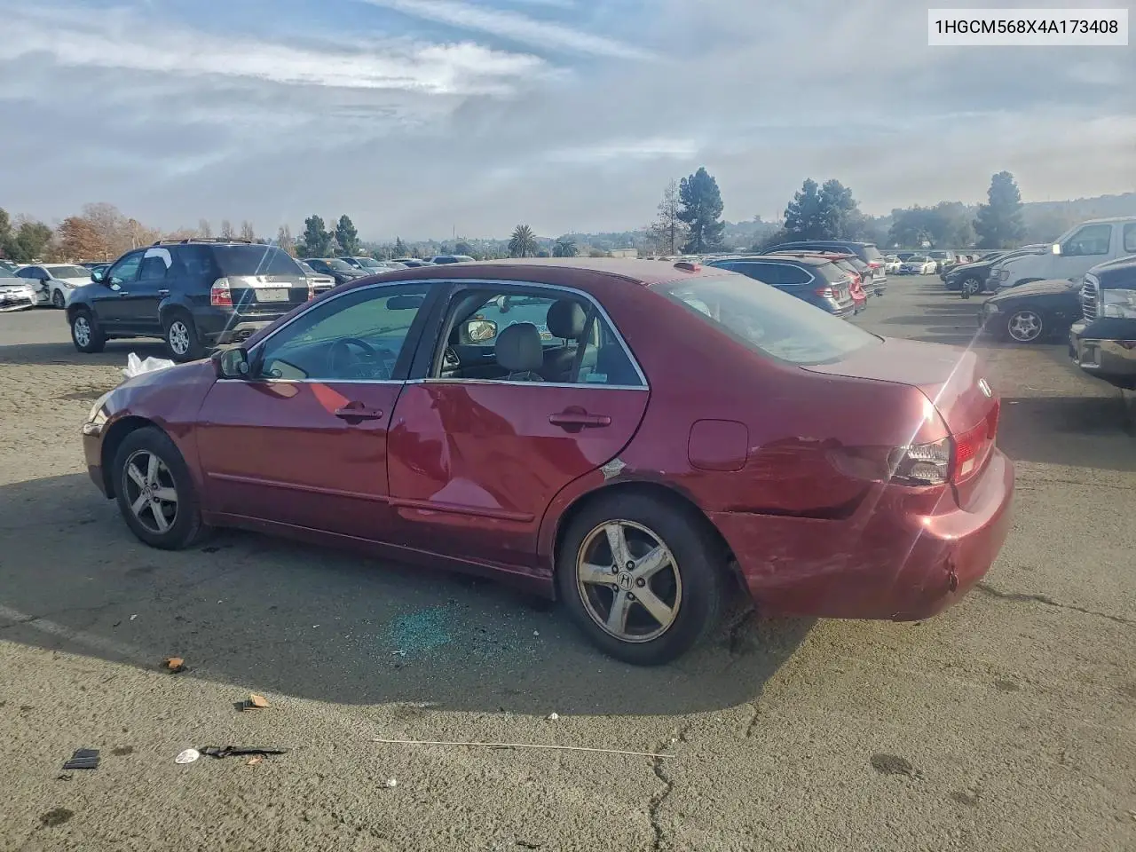 1HGCM568X4A173408 2004 Honda Accord Ex