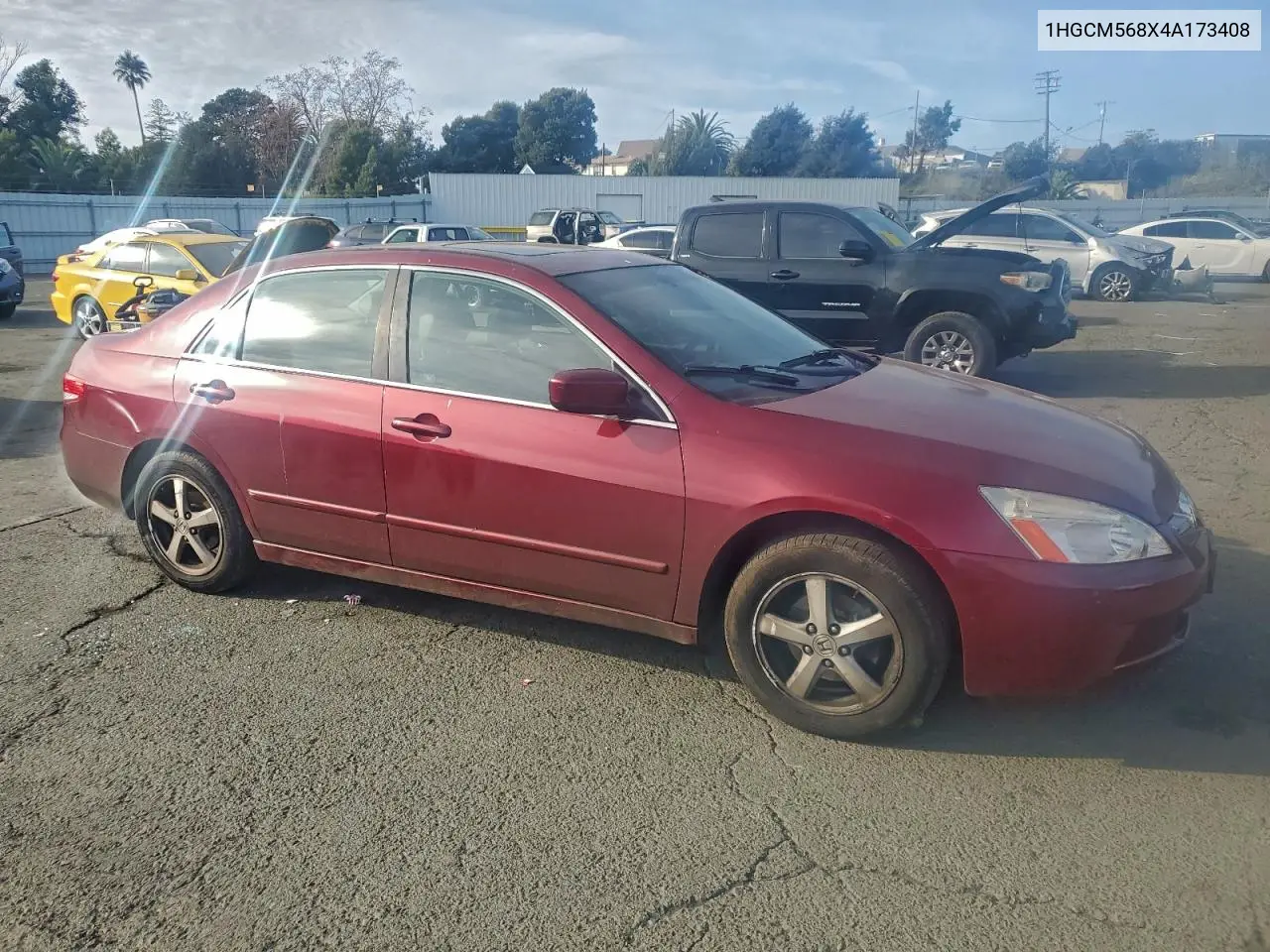 1HGCM568X4A173408 2004 Honda Accord Ex