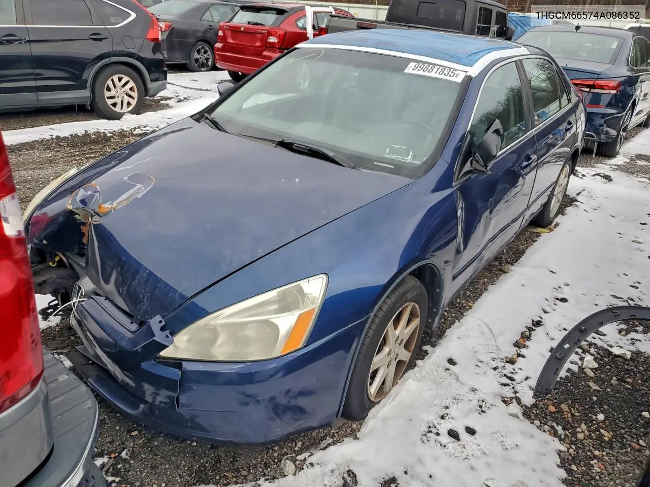 1HGCM66574A086352 2004 Honda Accord Ex