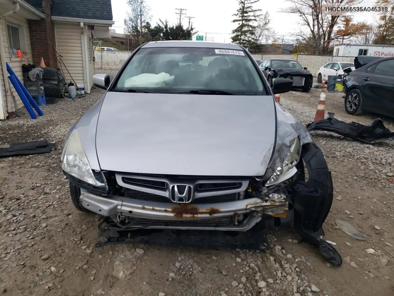 1HGCM66535A046318 2005 Honda Accord Ex