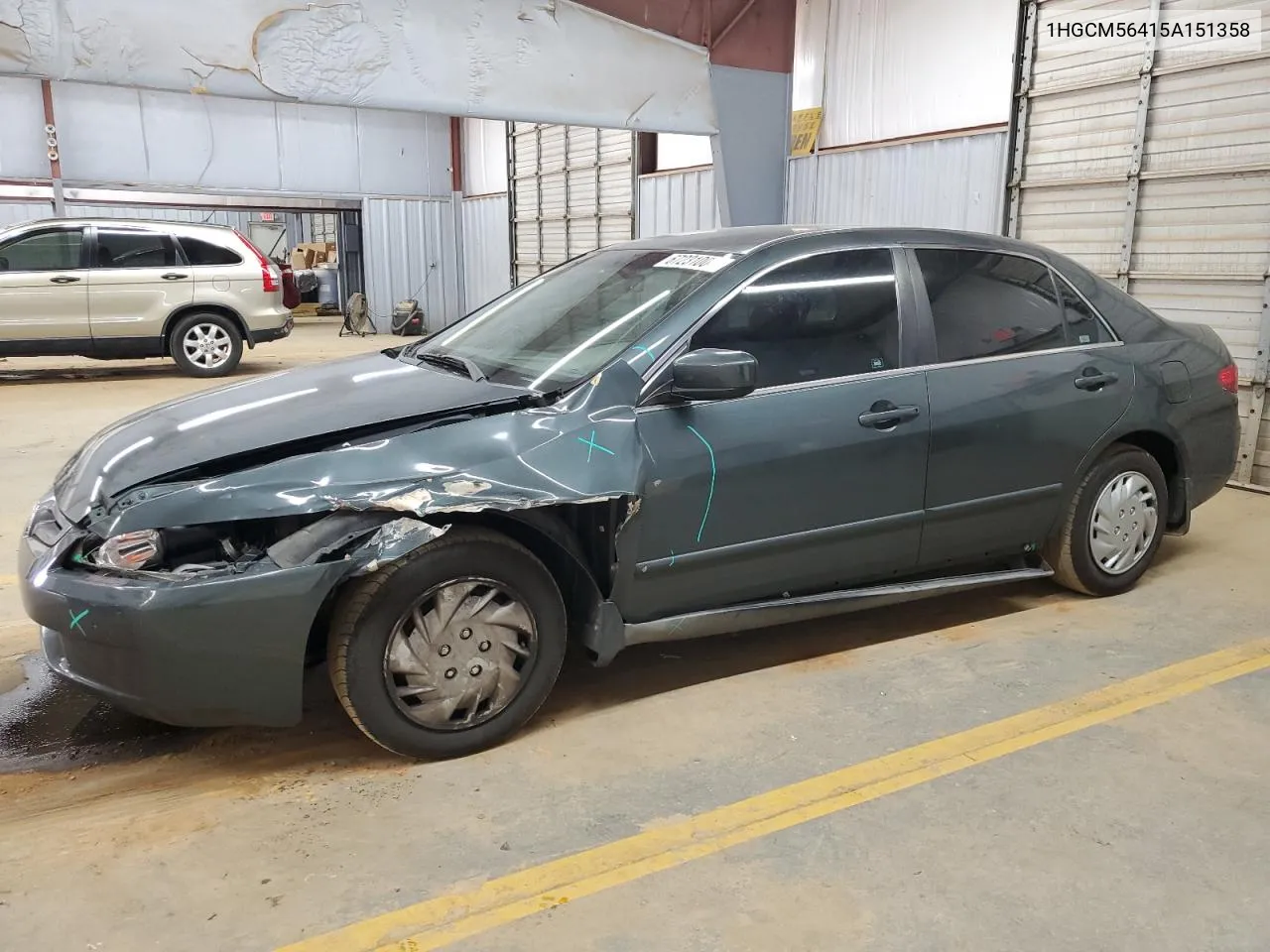 2005 Honda Accord Lx VIN: 1HGCM56415A151358 Lot: 67231004