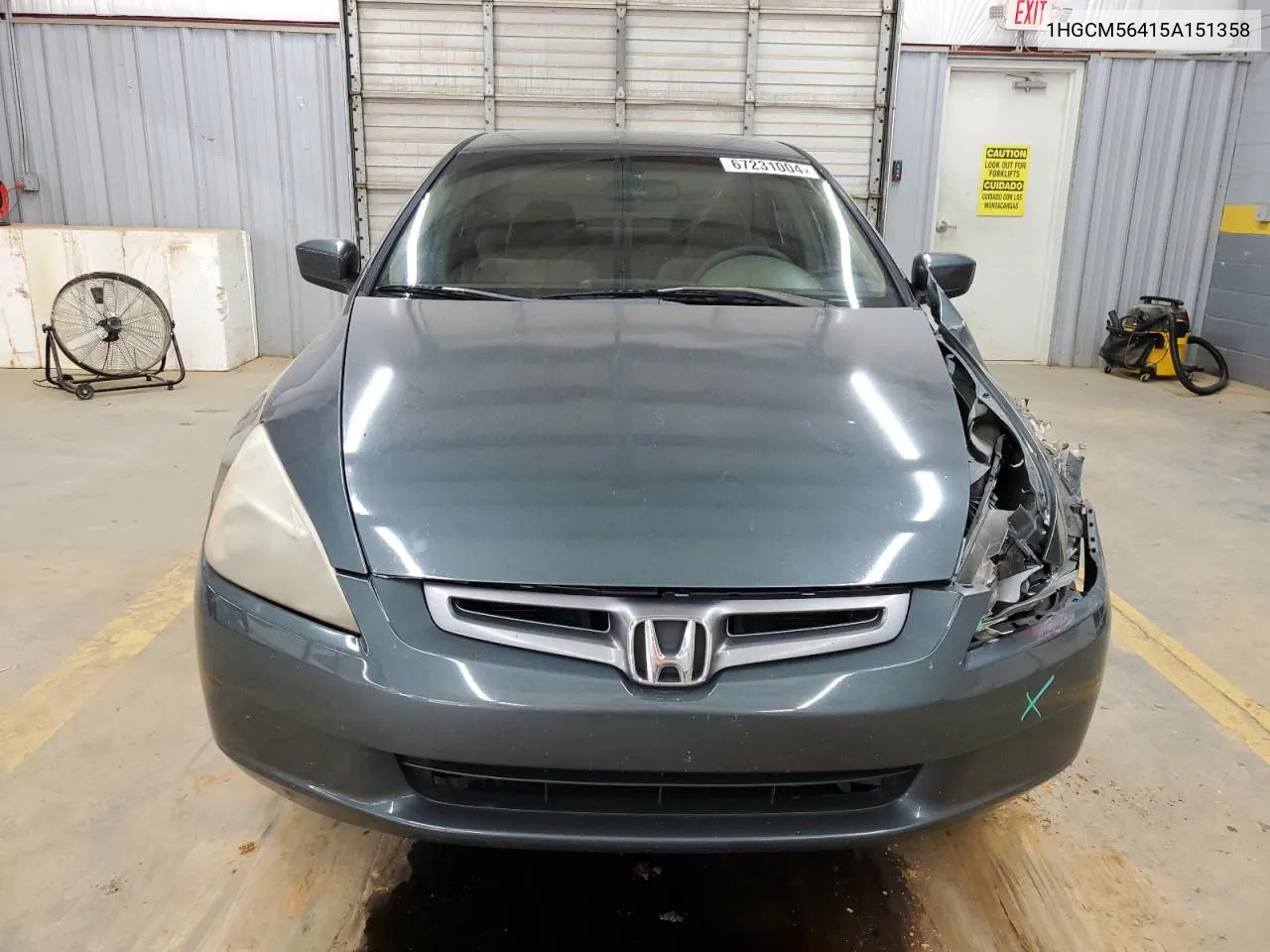 1HGCM56415A151358 2005 Honda Accord Lx