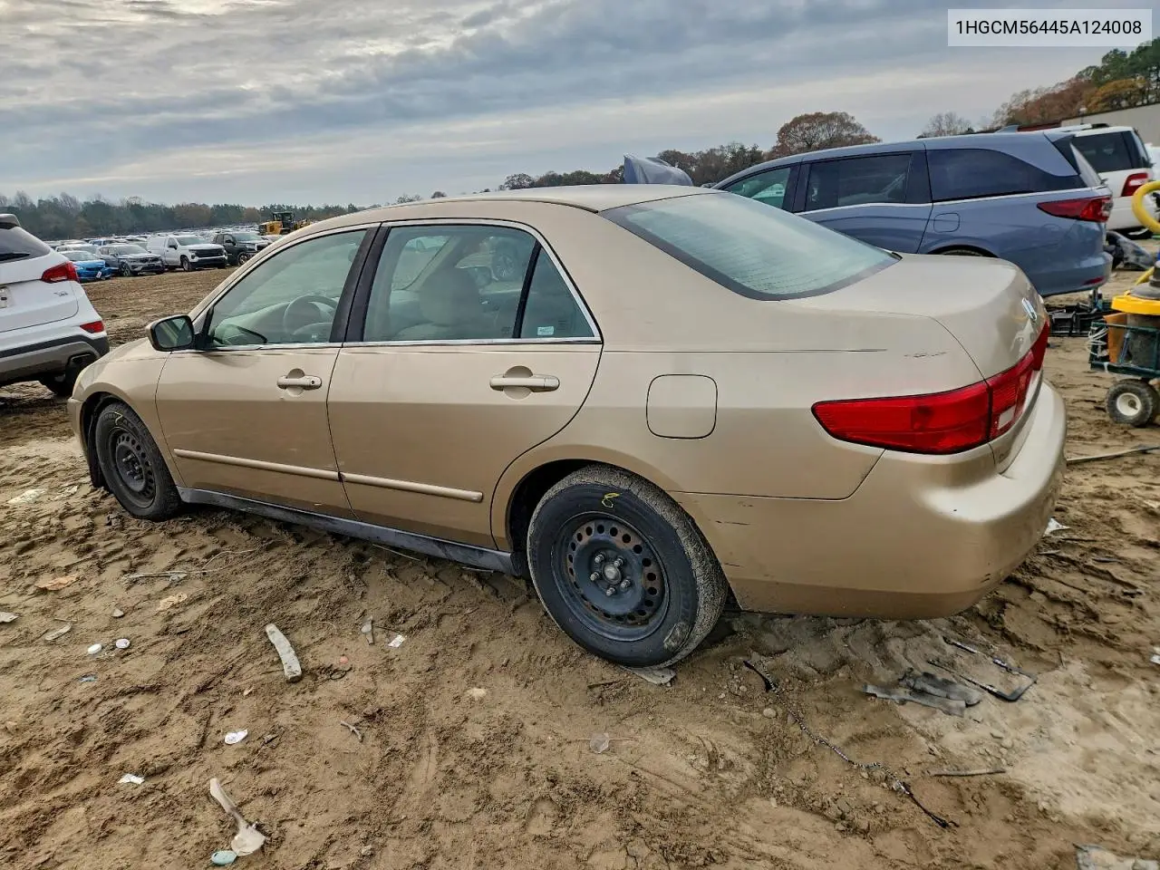 1HGCM56445A124008 2005 Honda Accord Lx