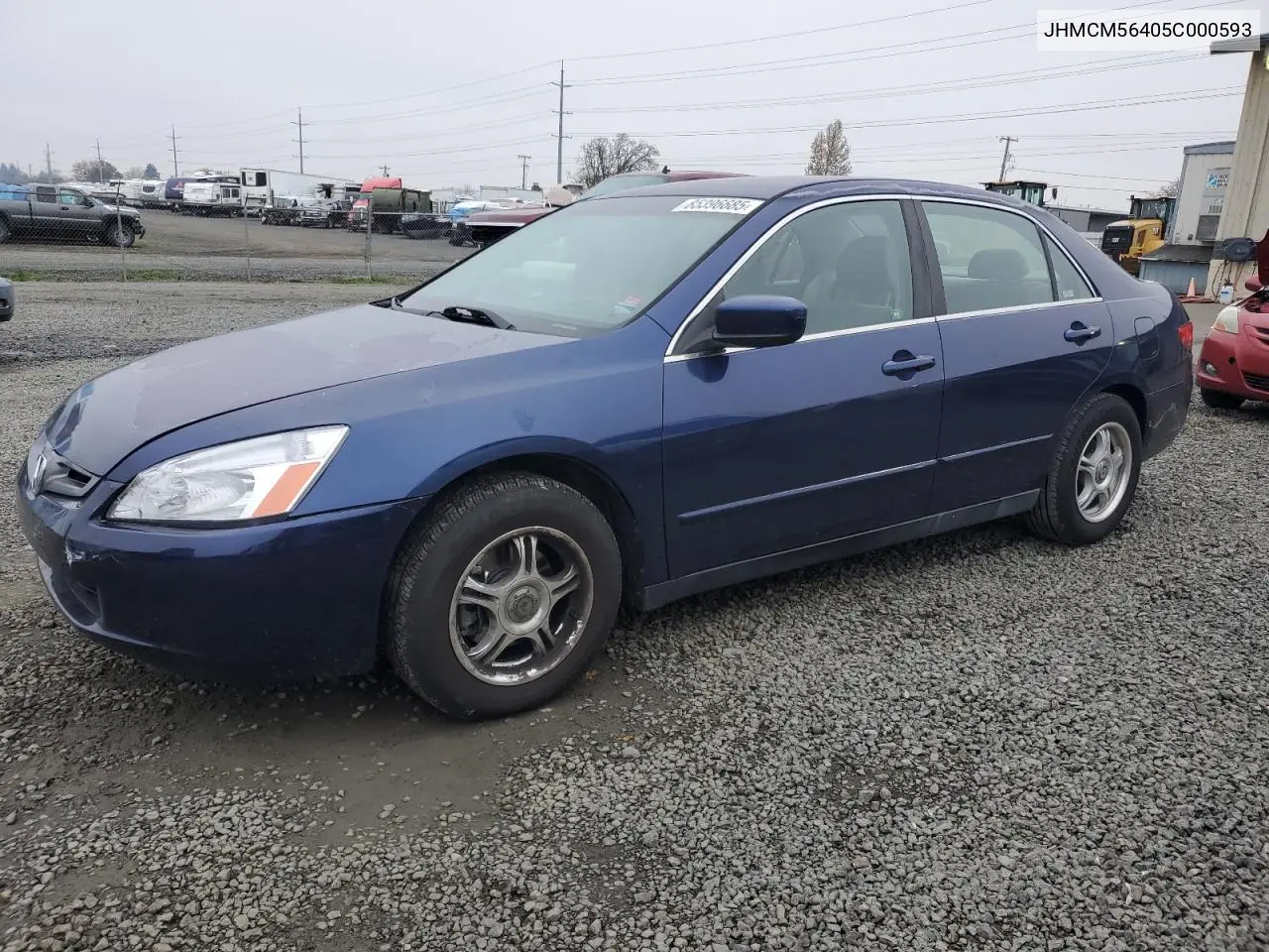 JHMCM56405C000593 2005 Honda Accord Lx
