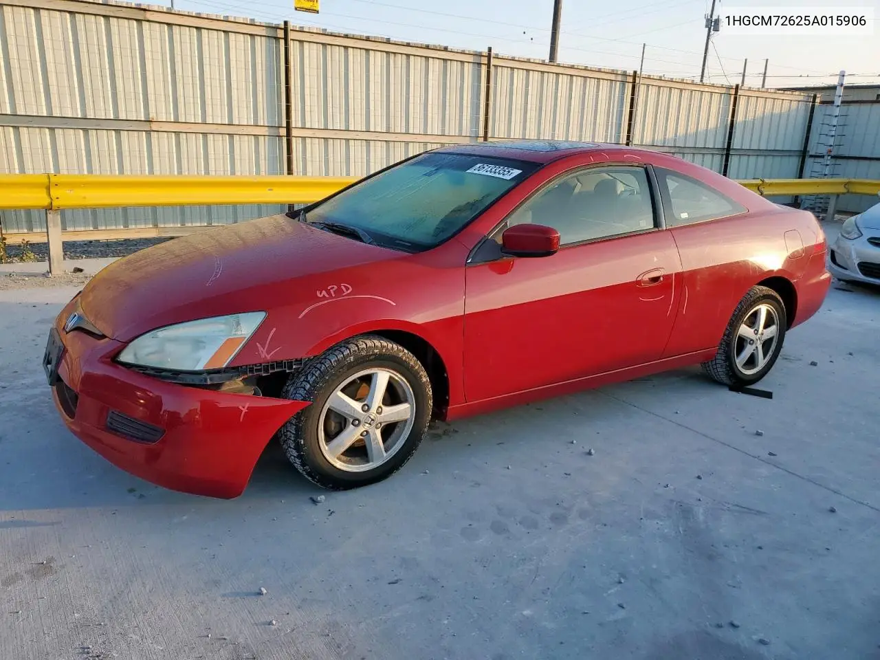1HGCM72625A015906 2005 Honda Accord Ex