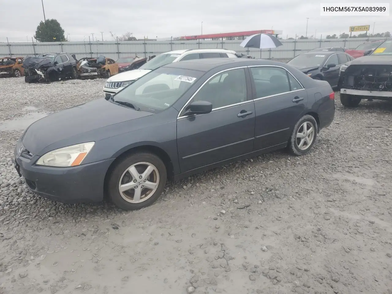 1HGCM567X5A083989 2005 Honda Accord Ex